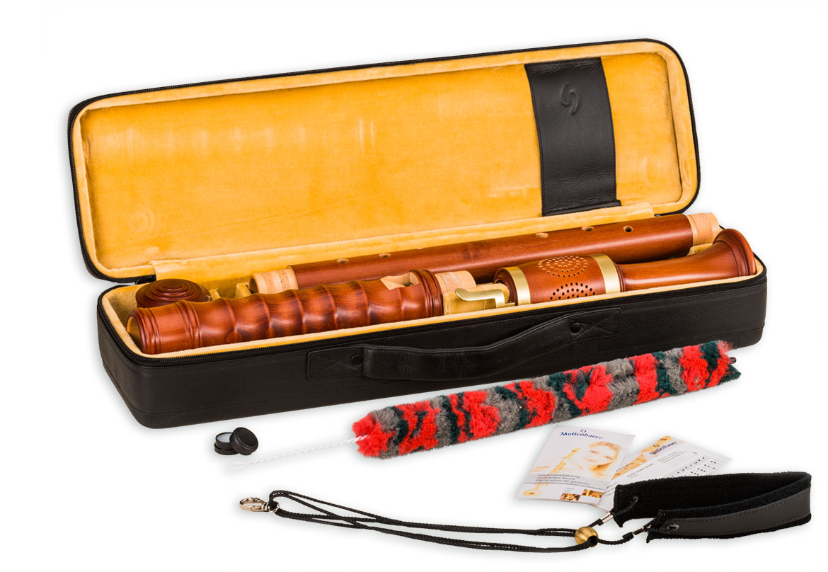 Great bass recorders Mollenhauer 4507 Kynseker baroque in maple