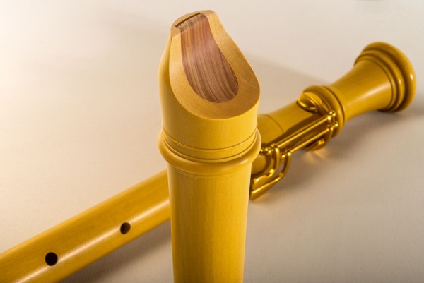 Denner Tenor c', Castello-Buchsbaum, barocke Griffweise mit Doppelloch mit Doppelklappe (B-Ware)