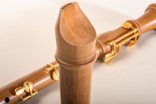 Denner Comfort-Tenor c', Birnbaum, barocke Griffweise mit Doppelloch mit 4 Klappen (B-Ware)