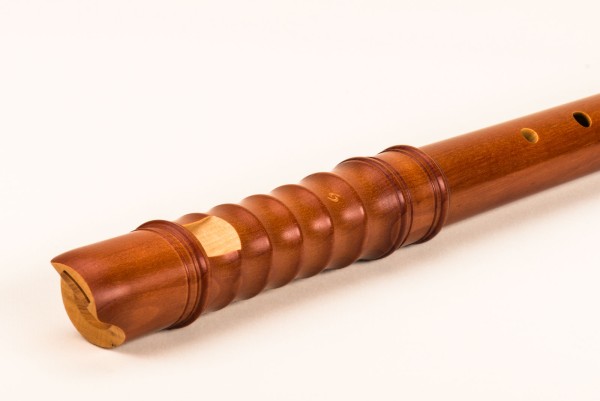 Kynseker tenor recorder in c', maple dark stained, baroque single holes (B-grade)