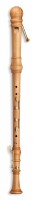 DENNER Bass f, Kirschbaum, mit 4 Klappen, Anblasrohr im Etui (B-Ware)