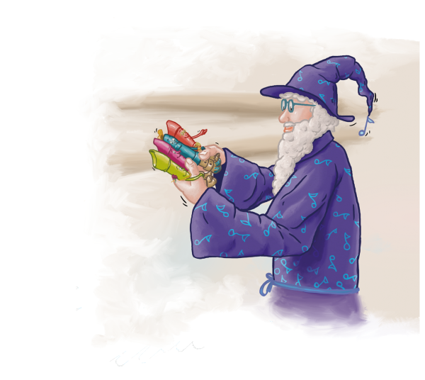 Fipple »Tere« Soprano c", berry, plastic/maple, german double holes