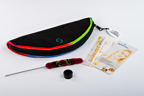 Student Sopran c'', Ahorn, barocke Griffweise Doppelloch