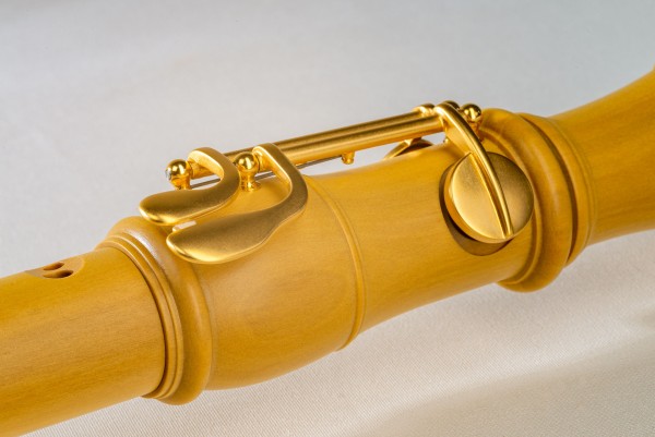 Denner Tenor c', Castello-Buchsbaum, barocke Griffweise mit Doppelloch mit Doppelklappe (B-Ware)