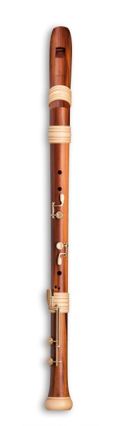 Traum-Edition Knick-Bass f', Pflaume, barocke Griffweise mit Doppelloch mit Klappen (B-Ware)