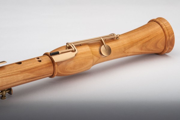 Canta Knick-Bass f', Kirschbaum, barock Doppelloch mit Klappen (B-Ware)