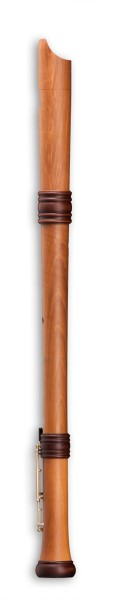 Adri's Dream Recorder tenor c', pearwood natural, baroque double hole with double key (B-grade)