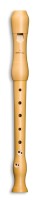 STUDENT soprano (descant) c'', pearwood, baroque fingering with double holes (B-grade)