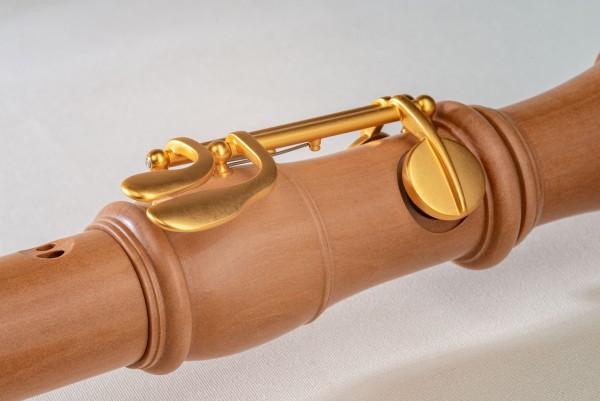 Denner tenor c', pearwood, baroque double holes with double key (B-grade)