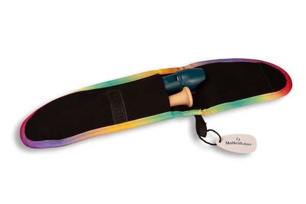 Fipple »Dege« soprano c", sea blue, plastic/maple, german single holes