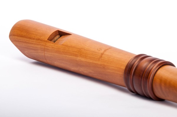 Adri's Dream Recorder tenor c', pearwood natural, baroque double hole with double key (B-grade)