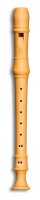 Miniature recorder (necklet pendant) castello-boxwood