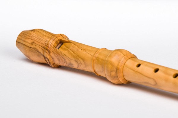 Denner soprano (descant) c'', olive, baroque double holes (B-grade)