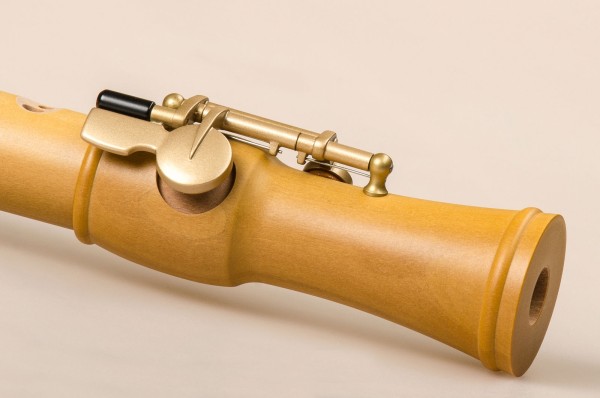 Canta Alt in f, Birnbaum, barocke Griffweise mit Doppelloch und Doppelklappe (B-Ware)