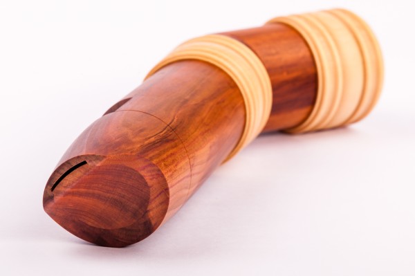 Traum-Edition Knick-Bass f', Pflaume, barocke Griffweise mit Doppelloch mit Klappen (B-Ware)