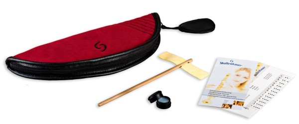 Denner Sopran c'', Grenadill, barocke Griffweise mit Doppelloch (B-Ware)