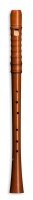 Kynseker tenor recorder in c', maple dark stained, baroque single holes (B-grade)