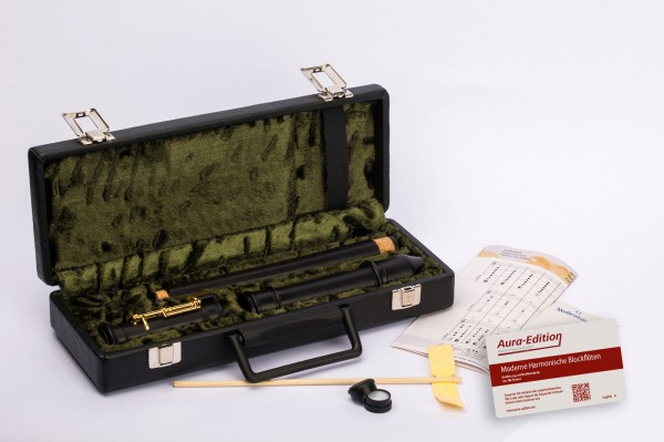 Moderne alto f', grenadilla, baoque fingering with F-foot and double key F/Fis (B-Grade)