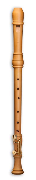 Denner tenor c', pearwood, baroque double holes with double key (B-grade)