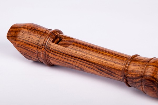 Denner tenor c', tulipwood, baroque double holes with double key (B-grade)
