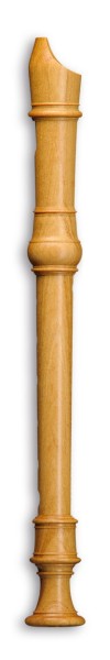 Denner-Edition Sopran c'', Satinwood, barocke Griffweise mit Doppelloch, 442 Hz (B-Ware)