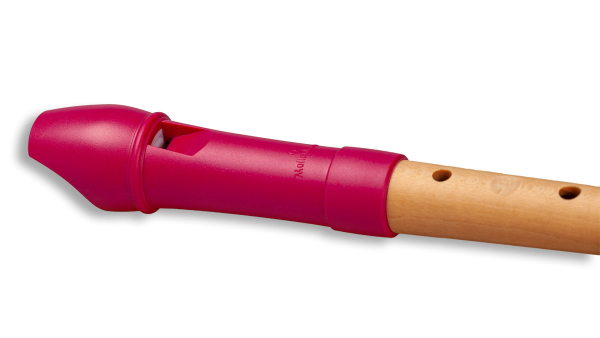 Fipple »Tere« Penta 7-tone, berry, plastic/maple, pentatonic fingering