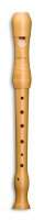 STUDENT soprano (descant) c'', pearwood, german, single hole (B-grade)