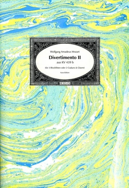 Mozart: Divertimento II (KV439), Aura Edition