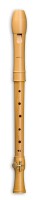 CANTA alto (treble) f', pearwood natural, baroque double hole, with key