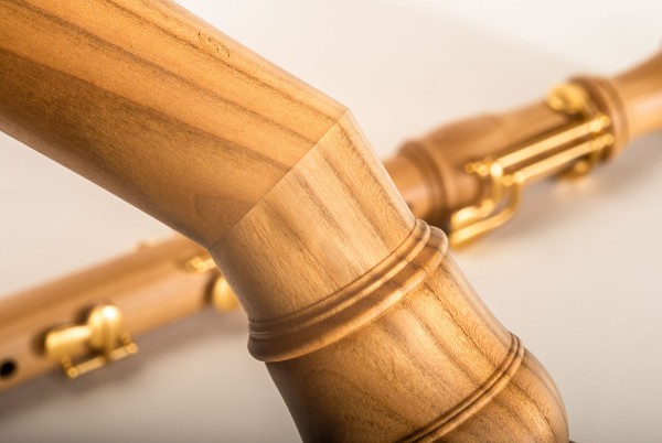 Denner Comfort Knick tenor c', cherrywood, baroque double holes with 4 keys (B-grade)