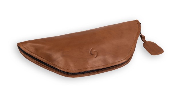 Ledertasche für dreiteilige Sopranblockflöte