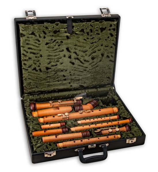 Hard case for Dream recorders soprano, alto, tenor, bass