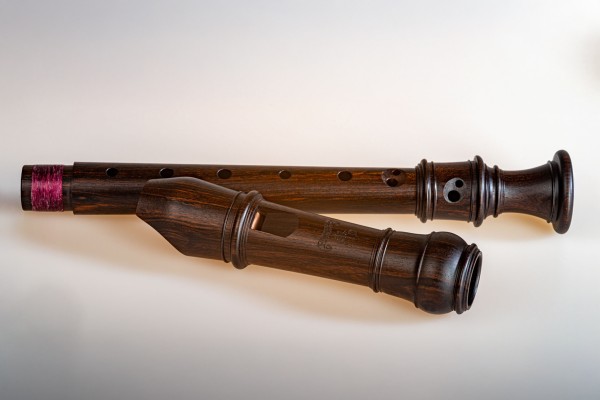 Denner-Edition Sopran c'', Grenadill, barocke Griffweise mit Doppelloch, 415 Hz (B-Ware)