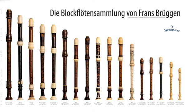 Poster "Die Blockflötensammlung von Frans Brüggen"