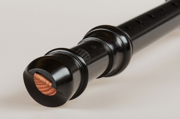 Denner Sopran c'', Grenadill, barocke Griffweise mit Doppelloch (B-Ware)