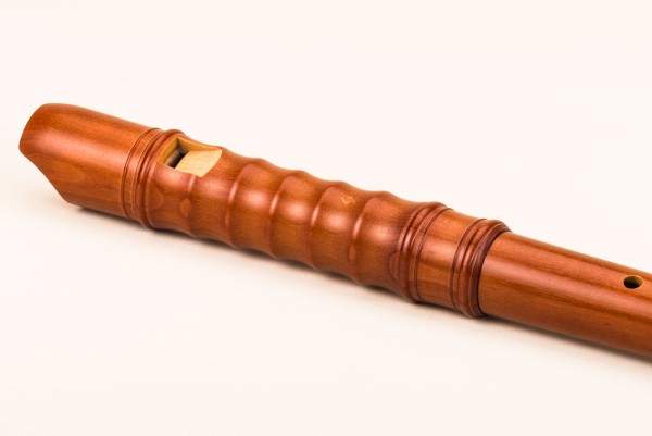 Kynseker tenor recorder in c', maple dark stained, baroque single holes (B-grade)