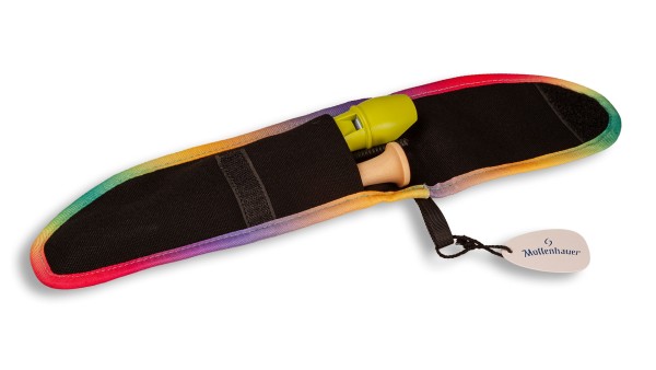 Fipple »Lere« soprano c", apple green, plastic/maple, baroque double holes