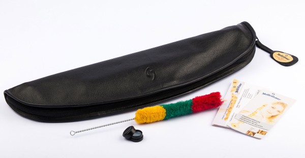 Kynseker tenor recorder in c', maple dark stained, baroque single holes (B-grade)