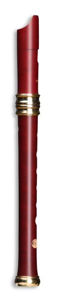 Adri´s Traumflöte Sopran c'', Birnbaum rot, barocke Griffweise mit Doppelloch (B-Ware)