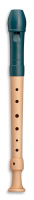 Fipple »Dege« soprano c", sea blue, plastic/maple, german singel holes (B-grade)