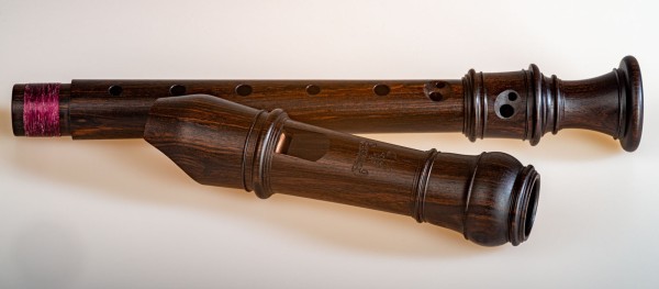 Denner-Edition Sopran c'', Grenadill, barocke Griffweise mit Doppelloch, 442 Hz (B-Ware)