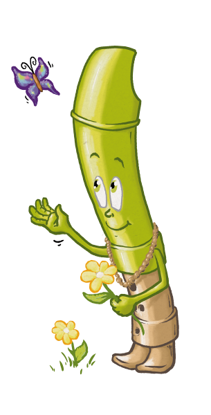 Fipple »Lere« Soprano c", apple green, plastic/maple, german double holes