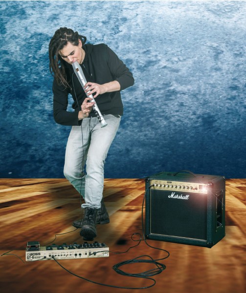 Elody Roar Alt f', Birnbaum, barocke Griffweise mit E-Fuß und Klappen E/F/Fis