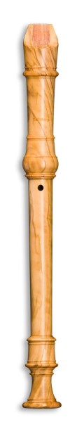 Denner soprano (descant) c'', olive, baroque double holes (B-grade)