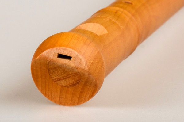 Waldorf-Edition Bäumling 7-Ton, Birnbaum natur, einteilig mit Daumenloch (432 Hz) (B-Ware)