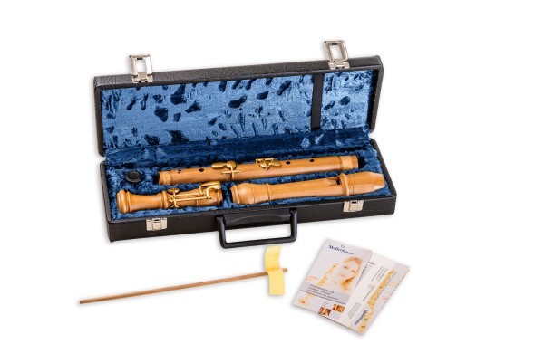 Denner Comfort-Tenor c', Birnbaum, barocke Griffweise mit Doppelloch mit 4 Klappen (B-Ware)