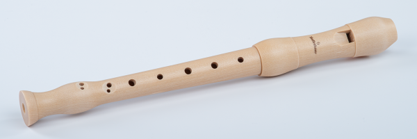 Student Sopran c'', Ahorn, barocke Griffweise Doppelloch