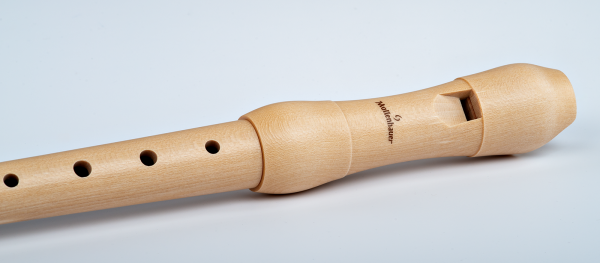 Student Sopran c'', Ahorn, barocke Griffweise Doppelloch