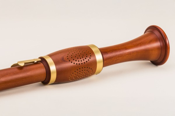 Kynseker Großbass c, Ahorn dunkel gebeizt, barocke Griffweise mit Einzelloch mit Klappe (B-Ware)