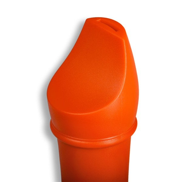 Fipple »Digi« Sopran c", orange, Kunststoff/Ahorn, barocke Griffweise mit Doppelloch